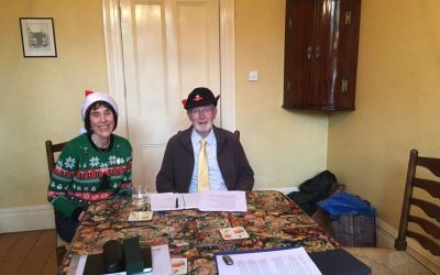 La Mère Noël – read the scene created every year by Martine’s class